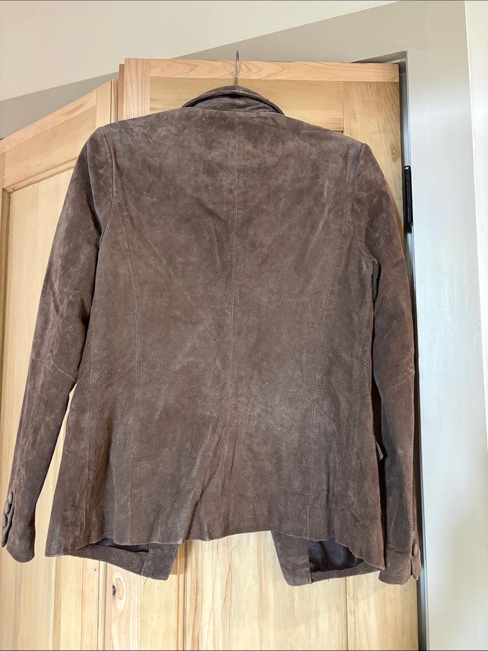 Blank NYC Women's Brown Suede Single-Button Blazer - Picture 3 of 3